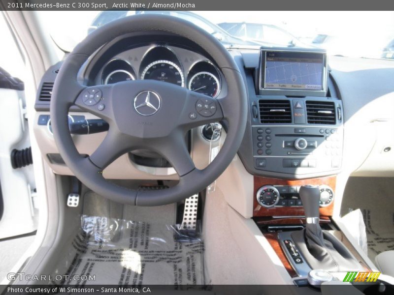 Arctic White / Almond/Mocha 2011 Mercedes-Benz C 300 Sport