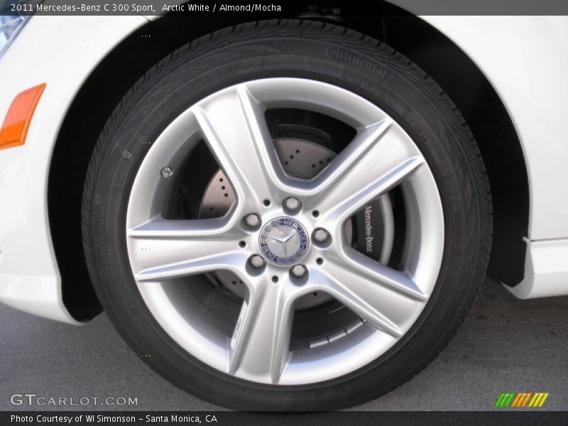 Arctic White / Almond/Mocha 2011 Mercedes-Benz C 300 Sport
