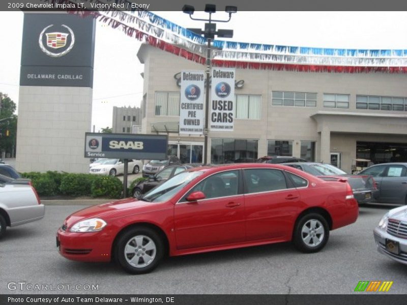 Victory Red / Ebony 2009 Chevrolet Impala LT