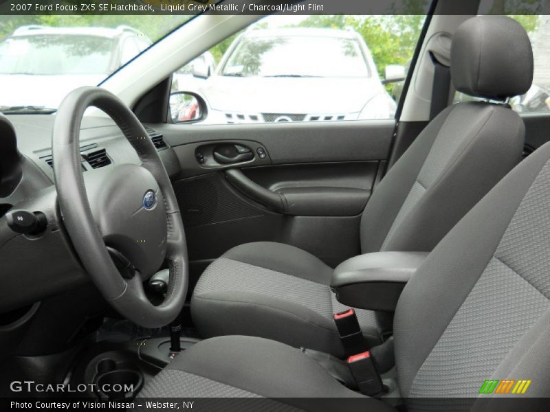 Liquid Grey Metallic / Charcoal/Light Flint 2007 Ford Focus ZX5 SE Hatchback