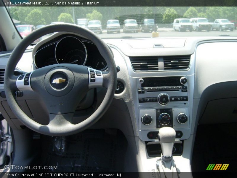 Silver Ice Metallic / Titanium 2011 Chevrolet Malibu LS