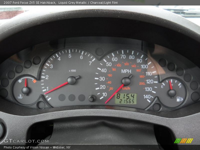 Liquid Grey Metallic / Charcoal/Light Flint 2007 Ford Focus ZX5 SE Hatchback