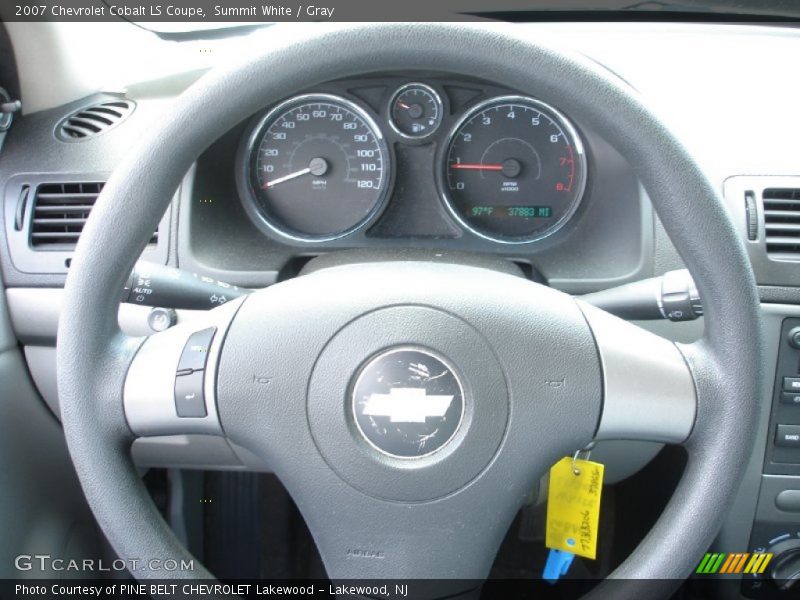 Summit White / Gray 2007 Chevrolet Cobalt LS Coupe