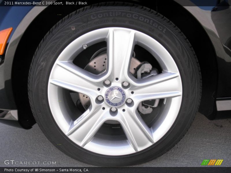 Black / Black 2011 Mercedes-Benz C 300 Sport