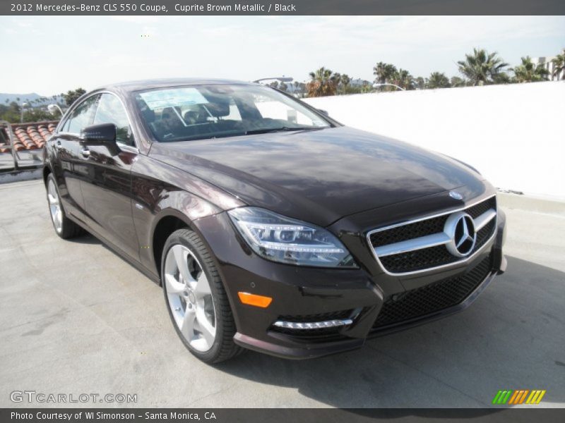 Cuprite Brown Metallic / Black 2012 Mercedes-Benz CLS 550 Coupe