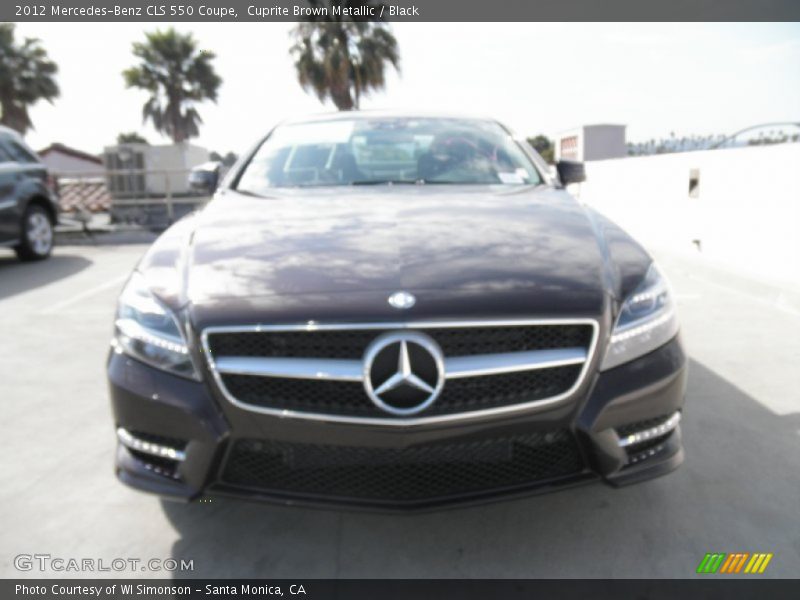 Cuprite Brown Metallic / Black 2012 Mercedes-Benz CLS 550 Coupe