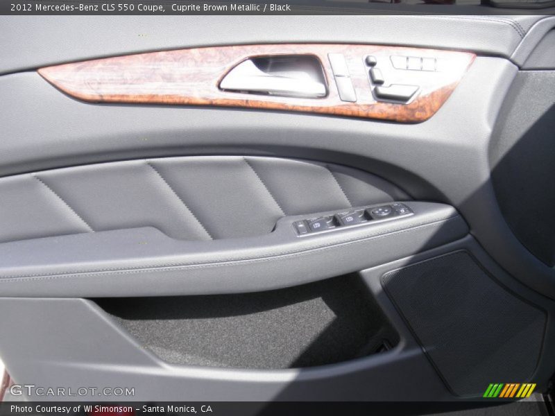 Cuprite Brown Metallic / Black 2012 Mercedes-Benz CLS 550 Coupe