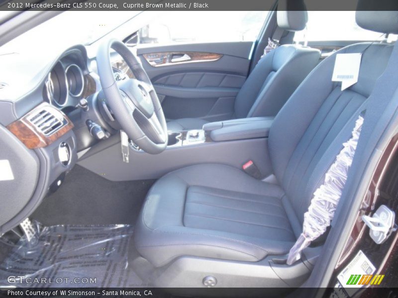 Cuprite Brown Metallic / Black 2012 Mercedes-Benz CLS 550 Coupe