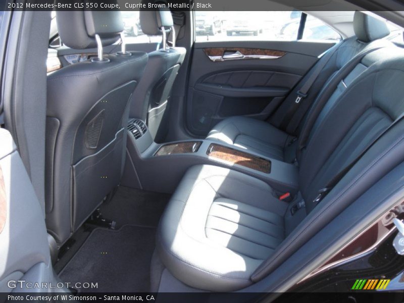 Cuprite Brown Metallic / Black 2012 Mercedes-Benz CLS 550 Coupe