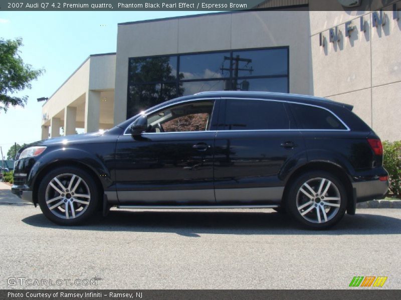 Phantom Black Pearl Effect / Espresso Brown 2007 Audi Q7 4.2 Premium quattro