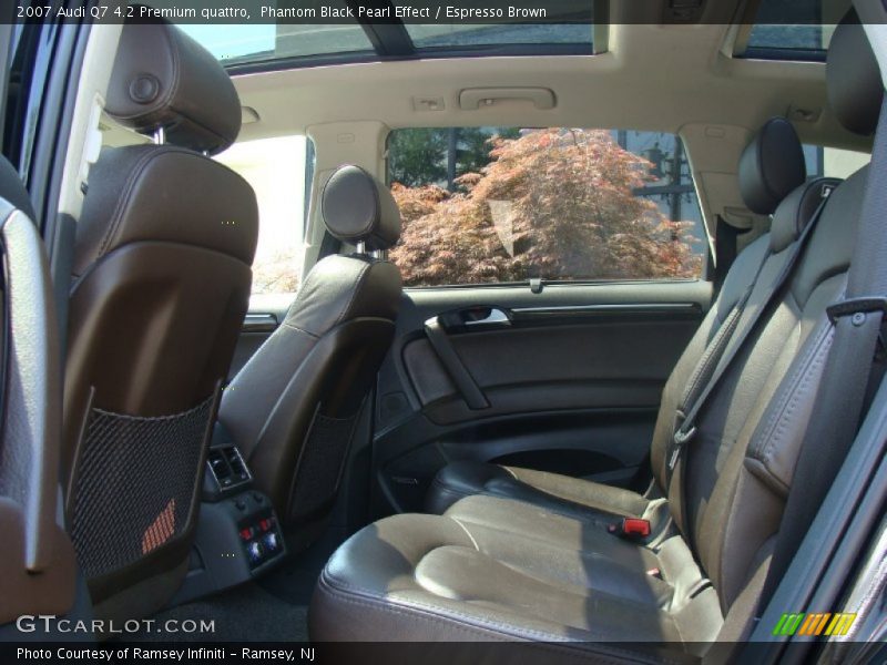 Phantom Black Pearl Effect / Espresso Brown 2007 Audi Q7 4.2 Premium quattro