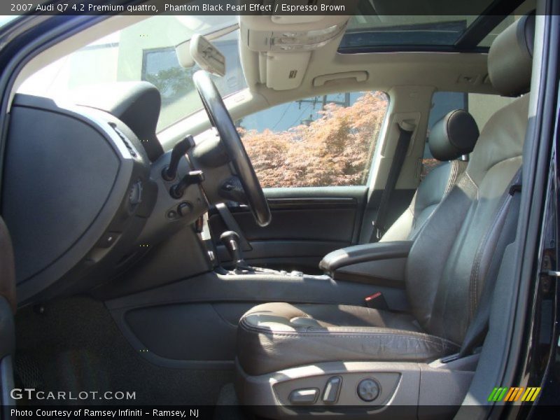 Phantom Black Pearl Effect / Espresso Brown 2007 Audi Q7 4.2 Premium quattro