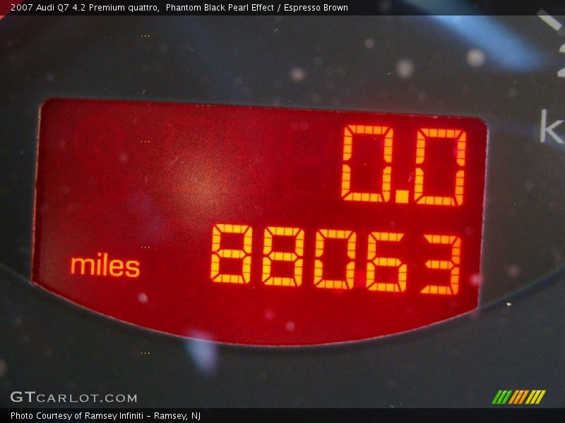 Phantom Black Pearl Effect / Espresso Brown 2007 Audi Q7 4.2 Premium quattro