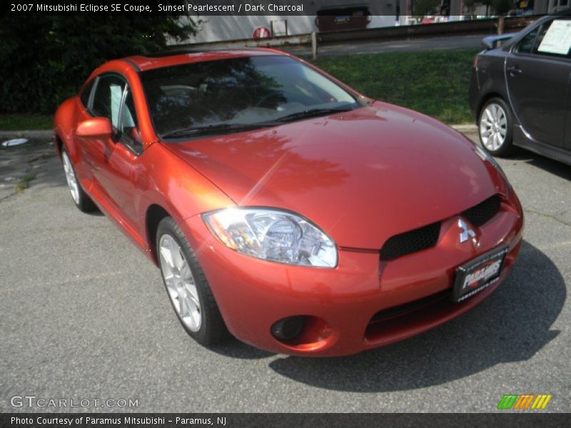 Sunset Pearlescent / Dark Charcoal 2007 Mitsubishi Eclipse SE Coupe