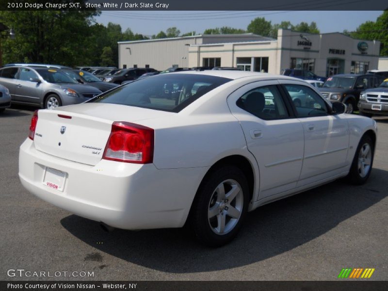 Stone White / Dark Slate Gray 2010 Dodge Charger SXT