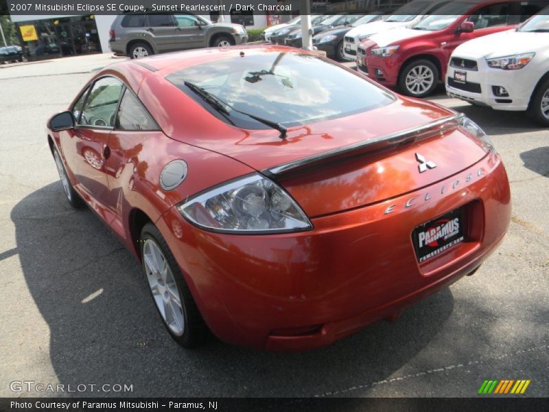 Sunset Pearlescent / Dark Charcoal 2007 Mitsubishi Eclipse SE Coupe