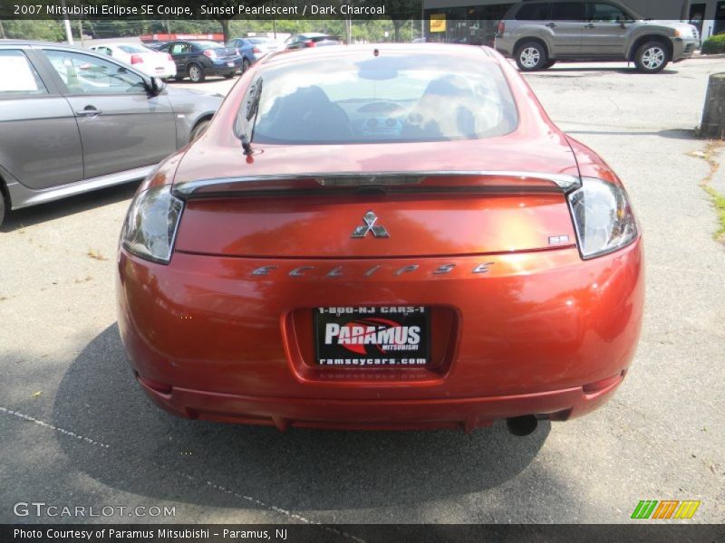 Sunset Pearlescent / Dark Charcoal 2007 Mitsubishi Eclipse SE Coupe