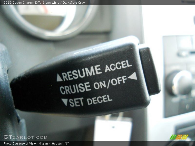 Stone White / Dark Slate Gray 2010 Dodge Charger SXT