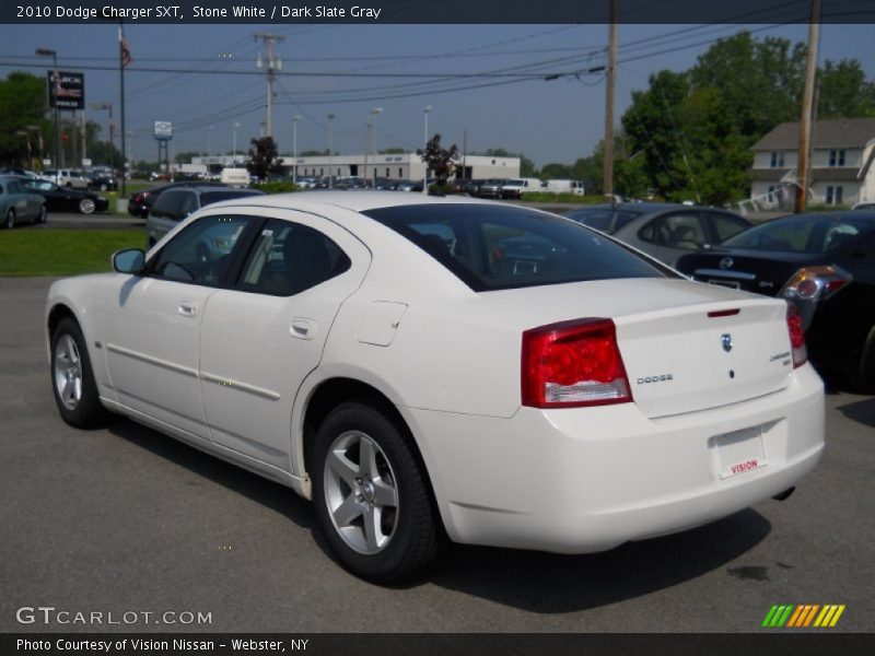 Stone White / Dark Slate Gray 2010 Dodge Charger SXT