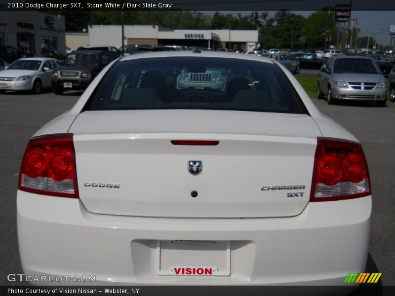 Stone White / Dark Slate Gray 2010 Dodge Charger SXT