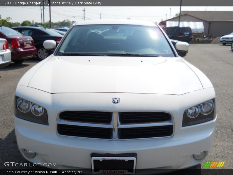 Stone White / Dark Slate Gray 2010 Dodge Charger SXT
