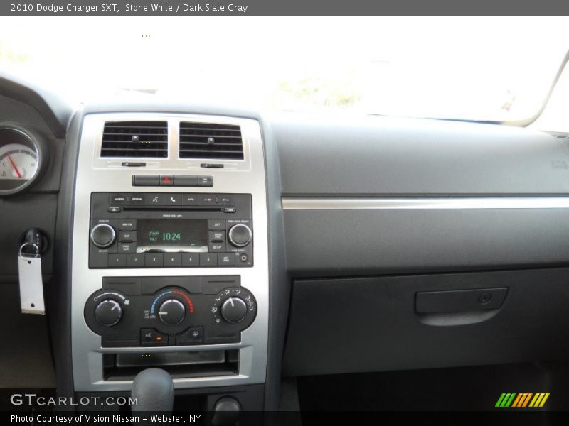 Stone White / Dark Slate Gray 2010 Dodge Charger SXT