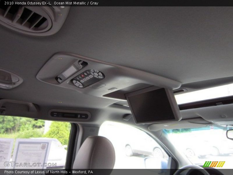 Ocean Mist Metallic / Gray 2010 Honda Odyssey EX-L