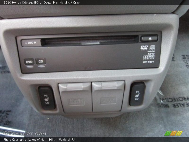 Ocean Mist Metallic / Gray 2010 Honda Odyssey EX-L