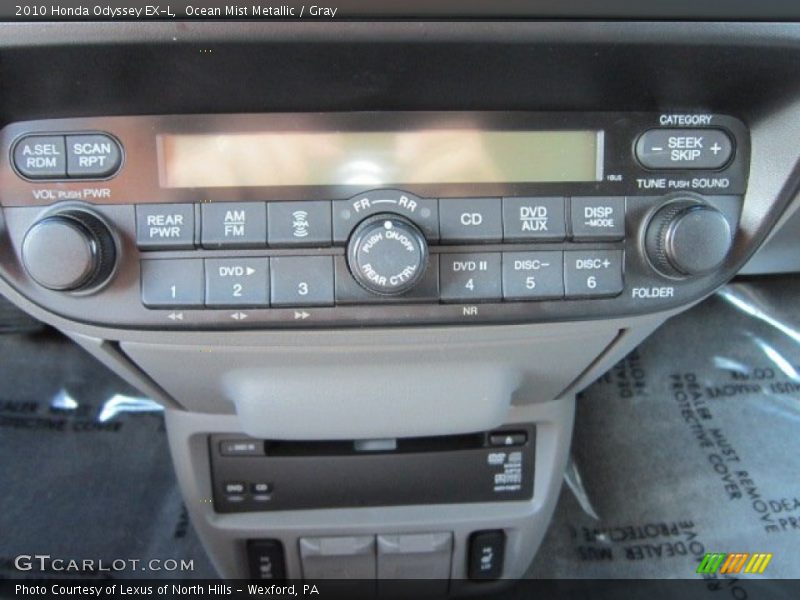 Ocean Mist Metallic / Gray 2010 Honda Odyssey EX-L