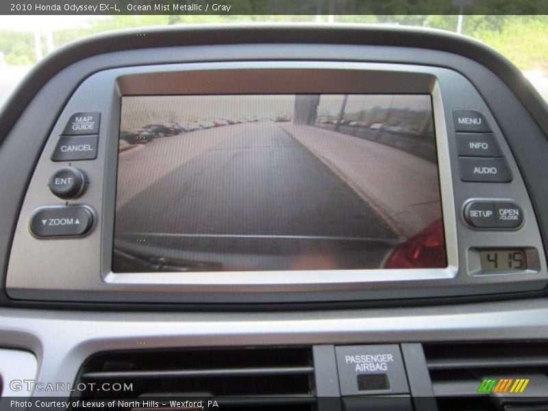 Ocean Mist Metallic / Gray 2010 Honda Odyssey EX-L