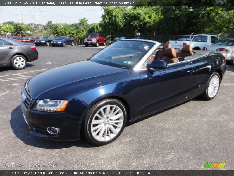 Front 3/4 View of 2010 A5 2.0T Cabriolet