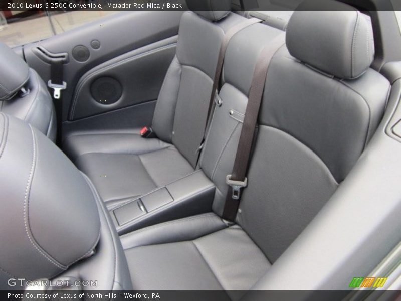 Matador Red Mica / Black 2010 Lexus IS 250C Convertible
