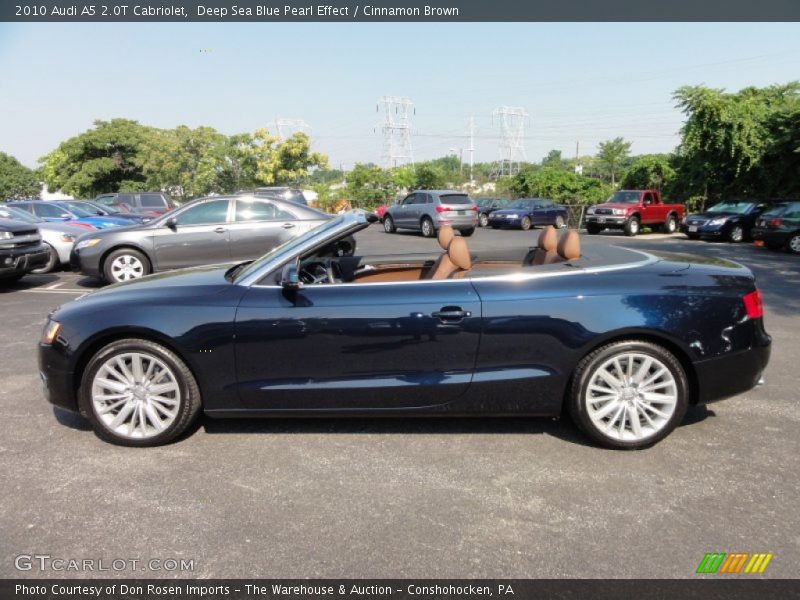  2010 A5 2.0T Cabriolet Deep Sea Blue Pearl Effect