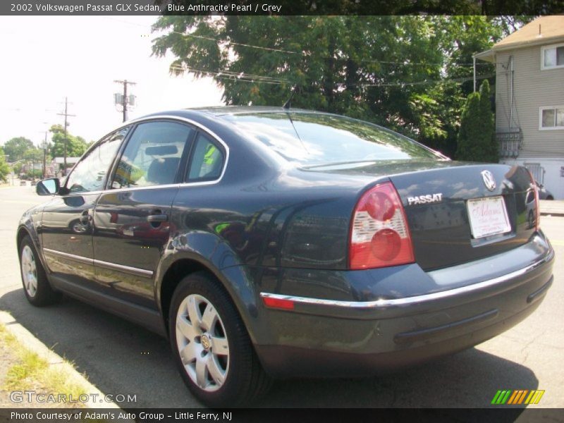 Blue Anthracite Pearl / Grey 2002 Volkswagen Passat GLX Sedan
