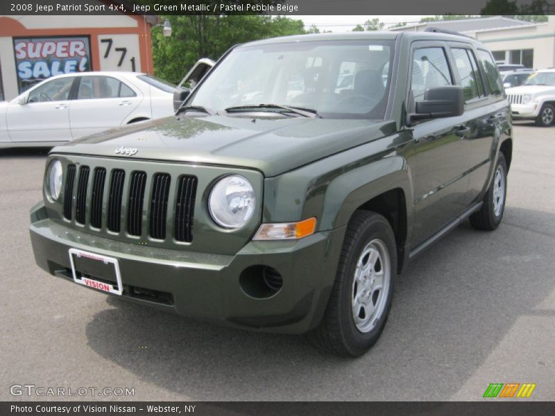 Jeep Green Metallic / Pastel Pebble Beige 2008 Jeep Patriot Sport 4x4