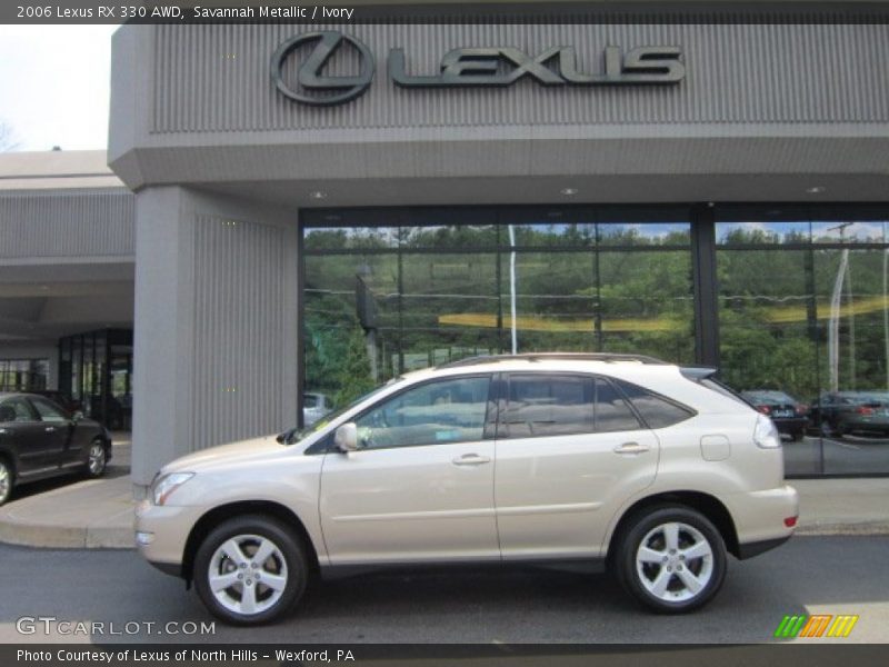 Savannah Metallic / Ivory 2006 Lexus RX 330 AWD