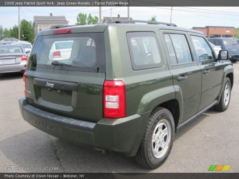 Jeep Green Metallic / Pastel Pebble Beige 2008 Jeep Patriot Sport 4x4