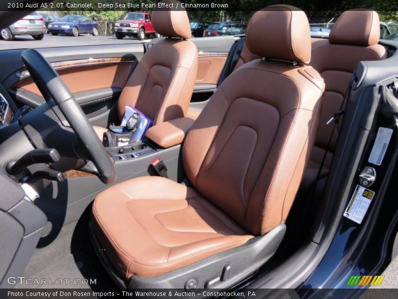  2010 A5 2.0T Cabriolet Cinnamon Brown Interior