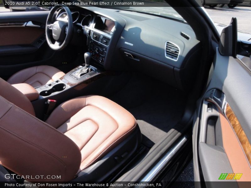  2010 A5 2.0T Cabriolet Cinnamon Brown Interior