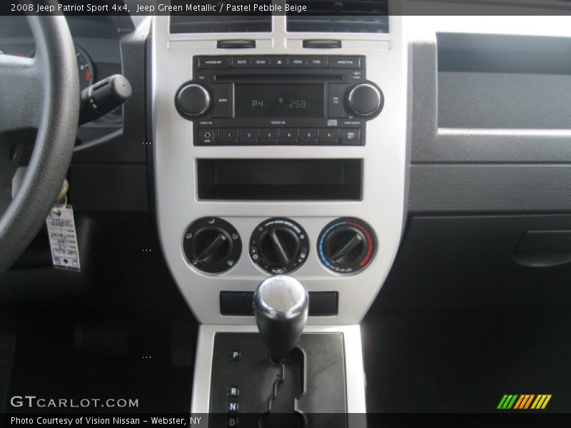 Jeep Green Metallic / Pastel Pebble Beige 2008 Jeep Patriot Sport 4x4
