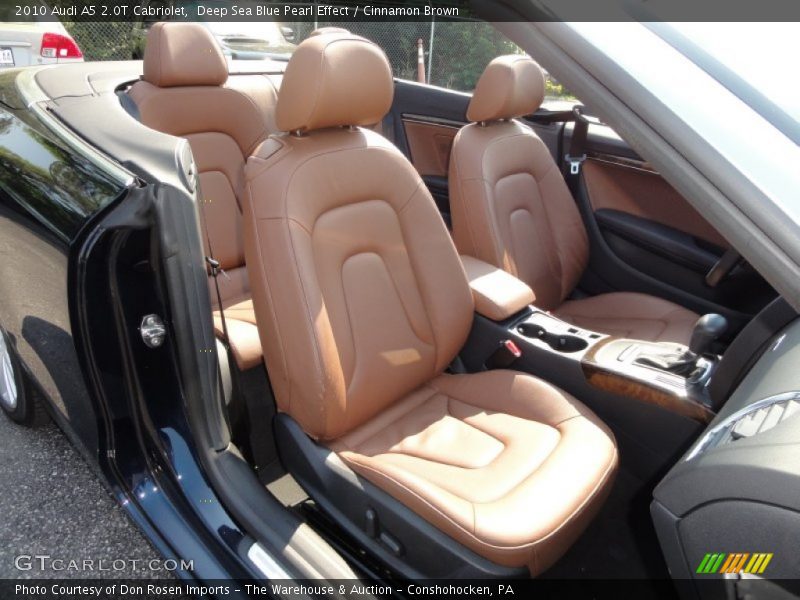  2010 A5 2.0T Cabriolet Cinnamon Brown Interior