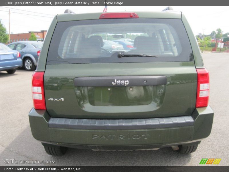 Jeep Green Metallic / Pastel Pebble Beige 2008 Jeep Patriot Sport 4x4
