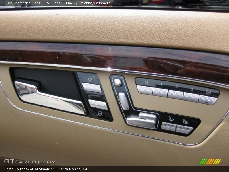 Controls of 2009 S 550 Sedan