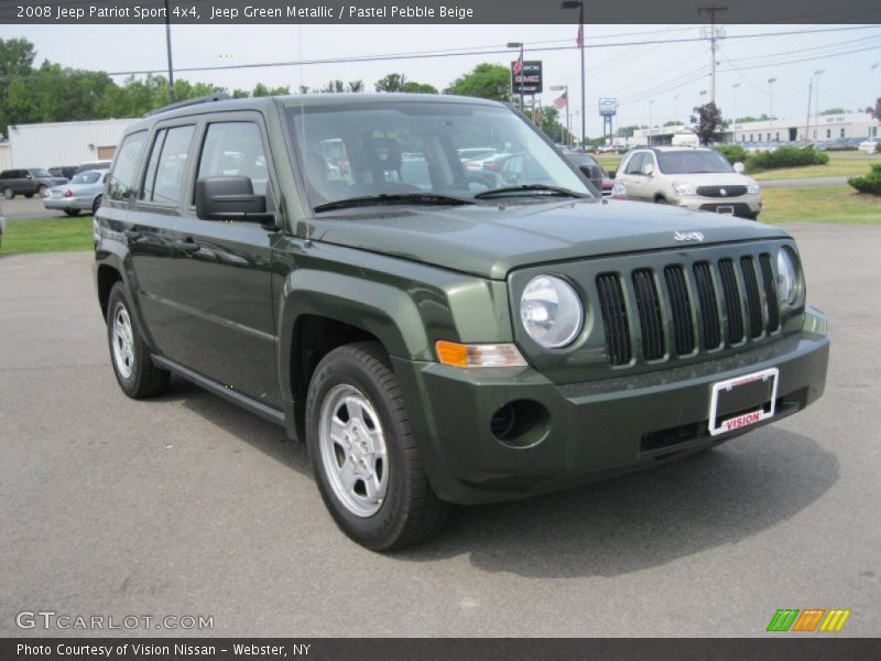 Jeep Green Metallic / Pastel Pebble Beige 2008 Jeep Patriot Sport 4x4