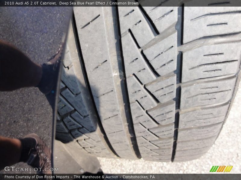 Deep Sea Blue Pearl Effect / Cinnamon Brown 2010 Audi A5 2.0T Cabriolet