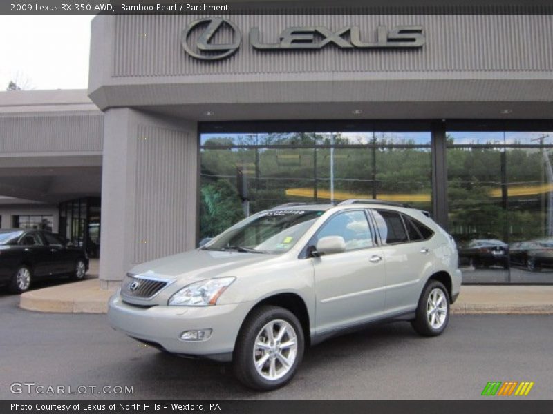 Bamboo Pearl / Parchment 2009 Lexus RX 350 AWD