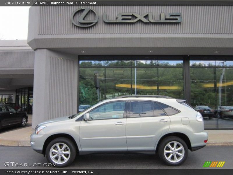 Bamboo Pearl / Parchment 2009 Lexus RX 350 AWD