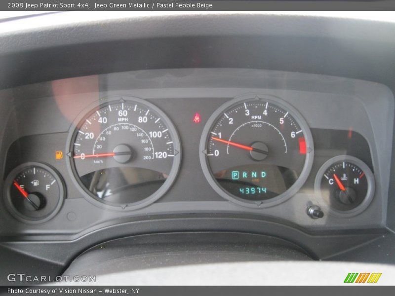Jeep Green Metallic / Pastel Pebble Beige 2008 Jeep Patriot Sport 4x4
