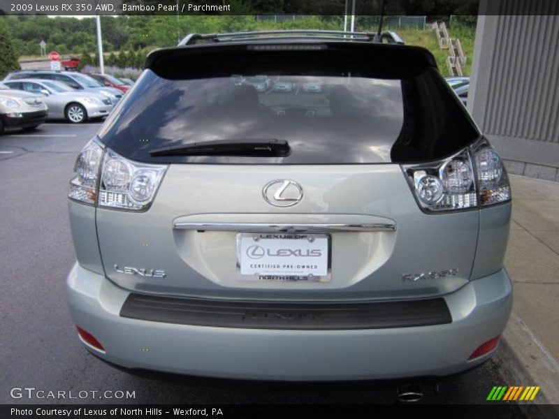 Bamboo Pearl / Parchment 2009 Lexus RX 350 AWD