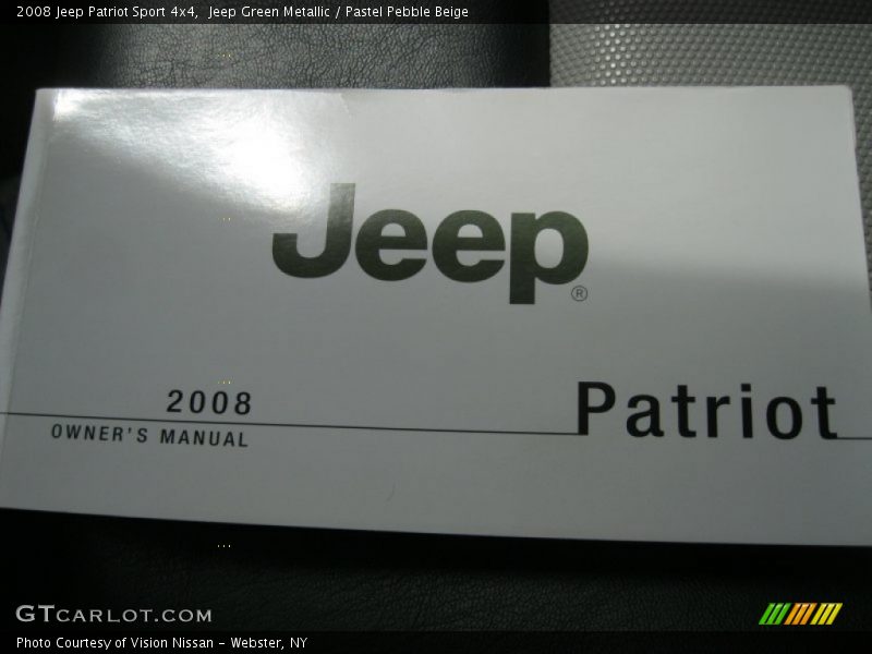 Jeep Green Metallic / Pastel Pebble Beige 2008 Jeep Patriot Sport 4x4